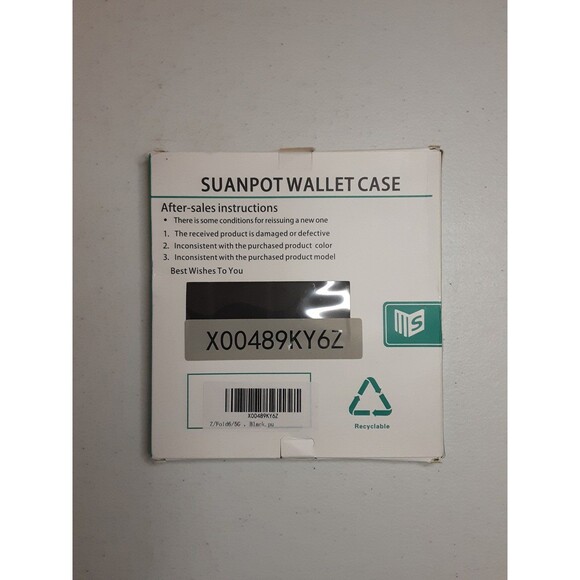 Samsung Galaxy Z Fold 6 5G Wallet case with RFID Blocking - Picture 7 of 8